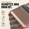 ONBEST Hartschalen Koffer Set | 4-teilig | Braun | mit Produktbild-Vorschau 5