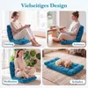 Fauteuil de sol COSTWAY avec dossier, fauteuil de sol, Voir les images du produit 9