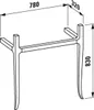 Laufen The New Classic Wastafelframe Walnoot Produktbild-Vorschau 2