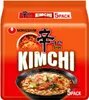 The image shows the front packaging of a 5-pack of Nongshim Shin Kimchi Ramyun instant noodles. Náhled obrázku produktu