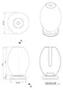 Tully 7W LED-Tischleuchte mit Metallgestell und Produktbild-Vorschau 3