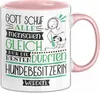 Hundebesitzerin Geschenk Becher Tasse Gott Schuf Alle Produktbild-Vorschau 1