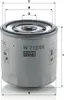 A product shot of an oil filter with measurement indicators. Podgląd zdjęcia produktu