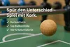 Carromco Kickerbälle 36mm – 6er Set aus Kork Natur Produktbild-Vorschau 3
