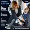 Noqqs® Premium Kindersitzerhöhung Auto ISOFIX – ECE R129 , Produktbild-Vorschau 7