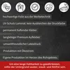 iSecur 4er GPS Tracking Aufkleber Set I 3 x 5 cm I Warning Produktbild-Vorschau 6