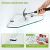 S'AFIELINA Glasregal Duschablage Glas Eckregal 6mm Hartglas Produktbild-Vorschau 3