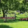 Relaxdays Fußballtor Garten, 2er Set, Kinder & Erwachsene, Produktbild-Vorschau 2