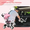 HOMCOM 6 in 1 Dreirad mit Schubstange, Kinderdreirad mit Produktbild-Vorschau 5