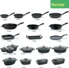 Kela Wok Kerros 32 cm fonte d'aluminium avec couvercle Voir les images du produit 8