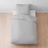 Biberna Lyocell™ Lyocell Uni Bettwäsche 470500 sturmgrau Produktbild-Vorschau 1