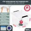 BOXXivo Aufbewahrungsbox 32L mit Deckel  im 4er Set – Produktbild-Vorschau 2