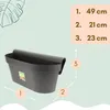 4x Geländerkasten Balkon mit Wasserspeicher Blumentopf Zaun Produktbild-Vorschau 2