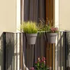 euro3plast 298-8G9 Pot suspendu pour balcon UP,taupe Voir les images du produit 3