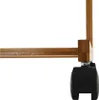 Close-up of a wooden stand with a wheel. Produktbild-Vorschau