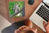 MuchoWow® Mauspad Mousepad Eule auf Ast sitzend 20x20 cm - Produktbild-Vorschau 3