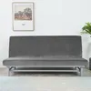 Elastischer Velours-Bezug für Schlafsofa / Couch 190–210 cm Produktbild-Vorschau 2