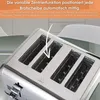 Steinborg 4 Scheiben Edelstahl Toaster | Brötchenaufsatz | Produktbild-Vorschau 11