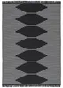 Designer Teppich Beidseitig Ethno Kelim Schwarz Grau Trend, Produktbild-Vorschau 8