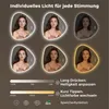 S'AFIELINA Badezimmerspiegel mit LED-Beleuchtung, 60 x 70 Produktbild-Vorschau 6