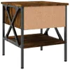 vidaXL Nočné stolíky 2 ks. Údený dub 40x42x45 cm materiál Náhľad obrázku produktu 10