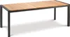 BEST Tisch Paros 210x90cm anthrazit/Teakholz, 46951250 grau Produktbild-Vorschau 1