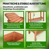 TTL GARDEN Balkon Hochbeet S 80x30x80 cm – Holz Produktbild-Vorschau 5