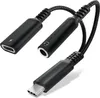 CELLONIC Adattatore da USB C a Jack per cuffie e ricarica, Anteprima dell’immagine prodotto 1
