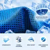 5 Stück Kühlhandtuch Cooling Towel,30 × 100 cm,Mikrofaser Produktbild-Vorschau 2