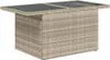 vidaXL 8-tlg. Garten-Sofagarnitur mit Kissen Hellgrau Poly Produktbild-Vorschau 3