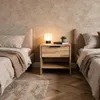 Nachttisch Eiche Massivholz mit Schublade und Ablage Produktbild-Vorschau 5