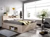 Bett mit Kommode und Schubladen - 140 x 190 cm - Farben: Produktbild-Vorschau 4