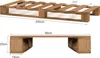 Lermowood Palettenbett 90 x 200 cm Eiche Holzbett Produktbild-Vorschau 3