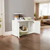 Szafka Relaxdays na kuwetę dla kota, z oddzielną przegrodą Podgląd zdjęcia produktu 3