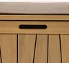 Aufbewahrungsbank aus Akazienholz mit Sitzkissen – 210 l Produktbild-Vorschau 9