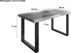 Esstisch 120 x 80 cm Akazie massiv natur Baumkantentisch Produktbild-Vorschau 3