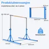 COSTWAY Gymnastik Turnreck, Turnreck 90-150cm Produktbild-Vorschau 3