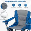 Składane krzesło kempingowe COSTWAY XXL o nośności 180 kg, Podgląd zdjęcia produktu 5