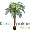 Palmizio Palma Cocco Pianta Albero Artificiale Plastica 140 Anteprima dell’immagine prodotto 1