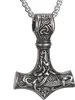 Viking Thor marteau collier acier inoxydable Viking cadeau Voir les images du produit 1