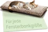 Katzen Fensterliege Fensterbank rutschfest - Selbstwärmende Produktbild-Vorschau 1