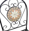 Close-up of the decorative mosaic detail on the back of a chair. Produktbild-Vorschau