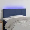 LED Kopfteil Blau 90x5x78/88 cm Stoff Produktbild-Vorschau 2