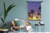 MuchoWow® Wandteppich Wandbehang Sonne - Palme - Meer 60x90 Produktbild-Vorschau 5