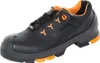 A black and orange safety shoe is shown against a white background. Náhľad obrázku produktu
