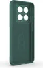 The back of a dark green phone case is shown against a white background. Produktbild-Vorschau