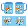 Kuhten Tag Kaffeebecher Hellblau in blau mit Kuh zum Thema Produktbild-Vorschau 4