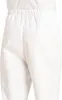 A close-up view of the waistband and upper part of white pants. Produktbild-Vorschau