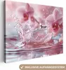 MuchoWow® - Leinwandbilder - Abstrakt - Modern - Wasser - Produktbild-Vorschau 1