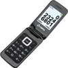 A black OLYMPIA flip phone is shown open against a white background. The screen displays numbers and text, and the keypad is visible. Podgląd zdjęcia produktu